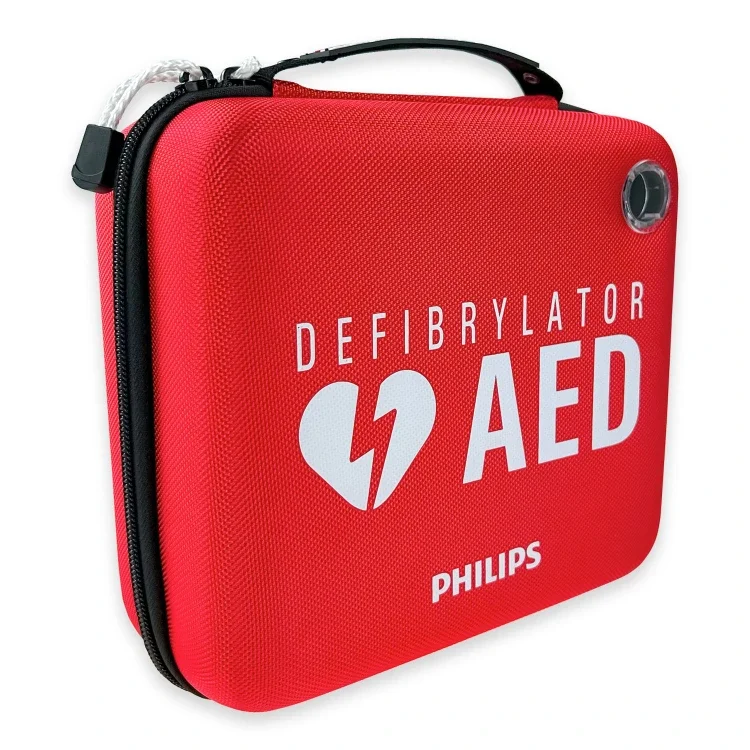 Przód torbt Defibrylator AED Philips FRx w torbie Partner