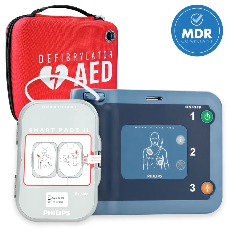 Zestaw Defibrylator AED Philips FRx w torbie Partner