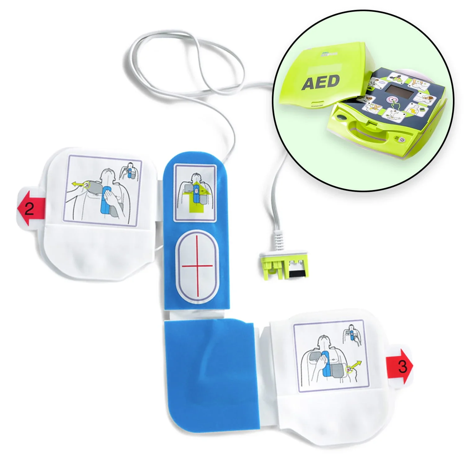 Elektrody terapeutyczne Zoll CPR-D-padz