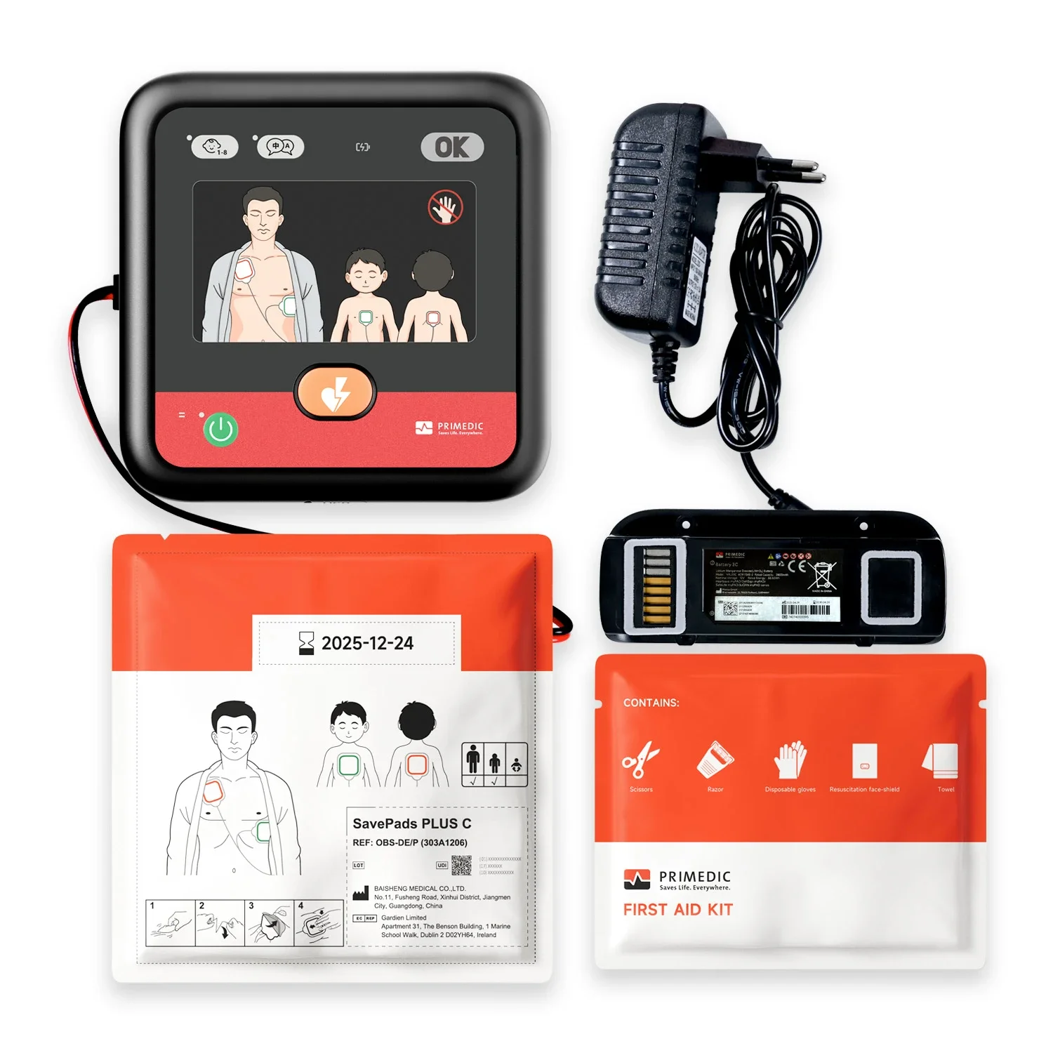 Defibrylator AED Primedic HeartSave myPAD
