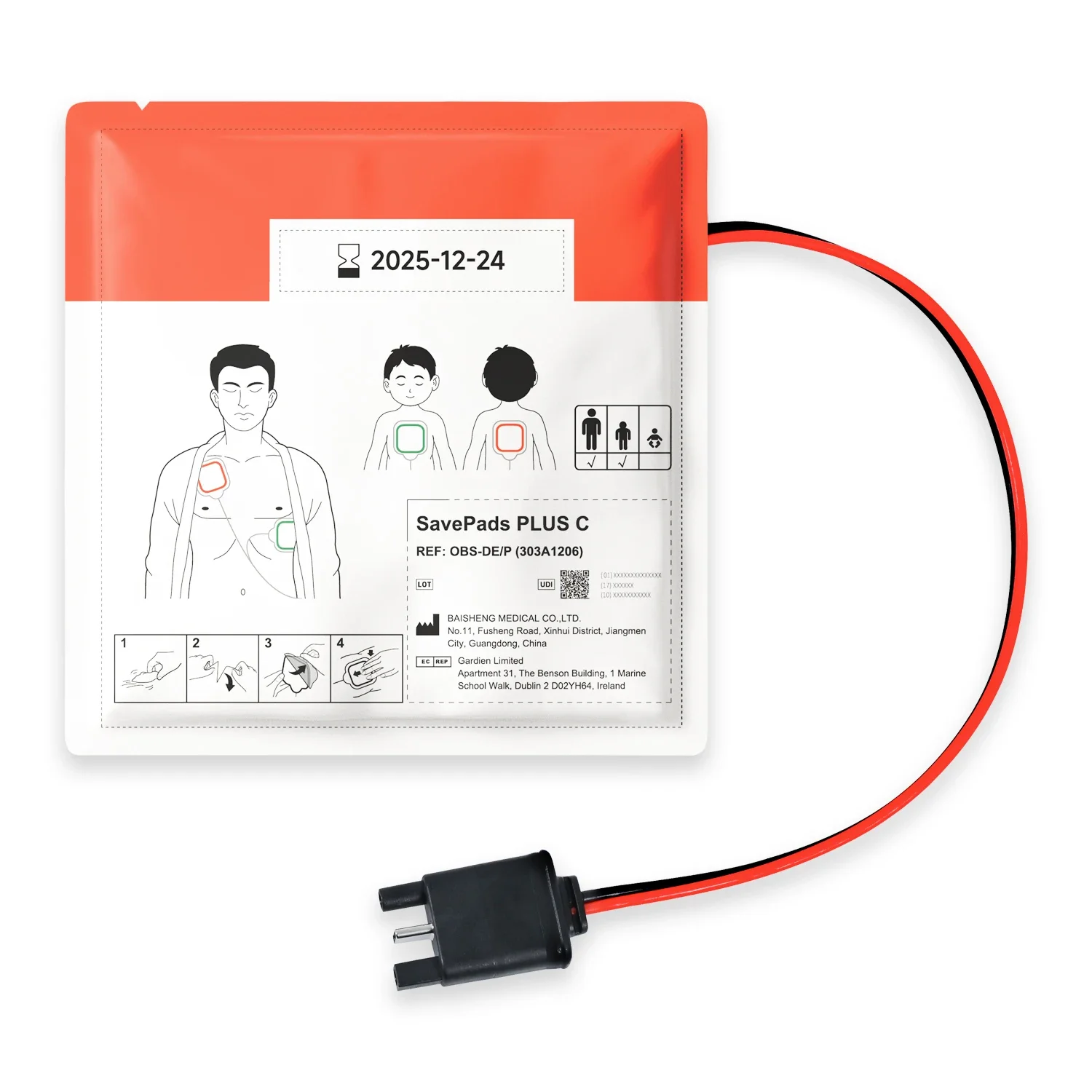 Elektrody terapeutyczne uniwersalne Primedic HeartSave myPAD