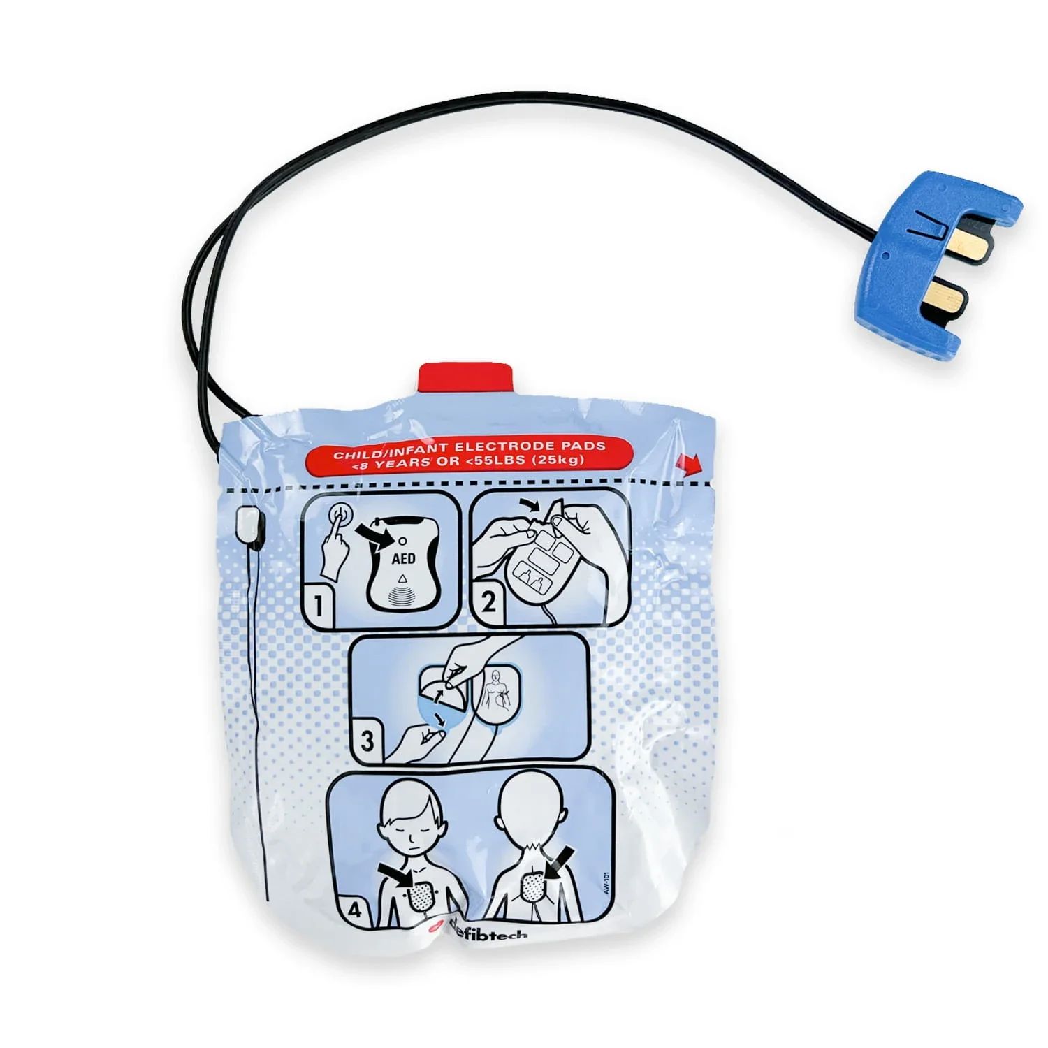 Elektrody terapeutyczne Defibtech Lifeline VIEW/ PRO dla dzieci