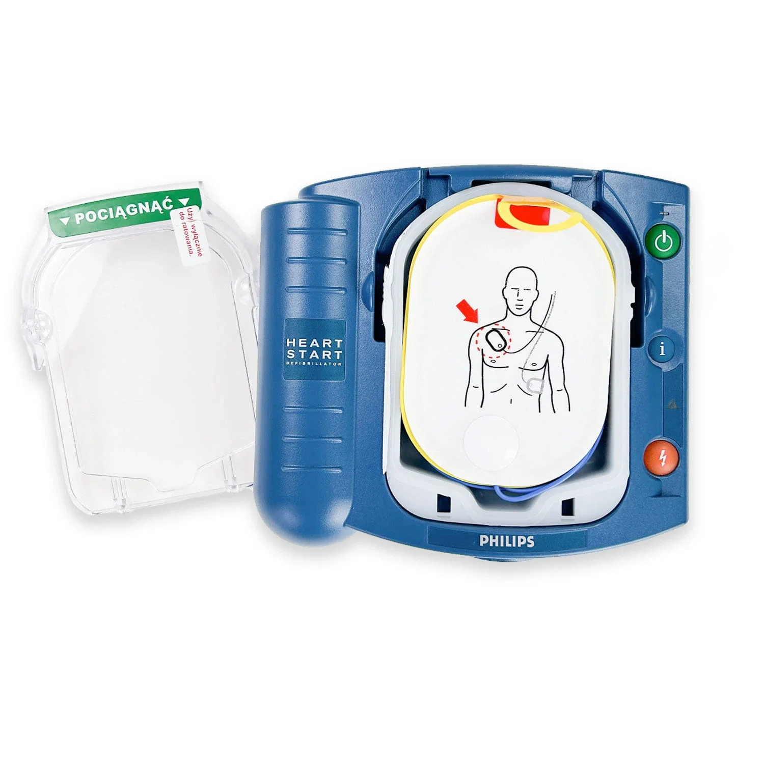 Defibrylator AED Philips HS1 w torbie Standard